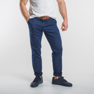 Gant férfi nadrág, kék, pamut, slim fit