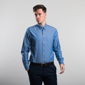 Gant férfi hosszú ujjú ing, kék