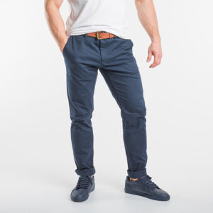 Gant férfi nadrág, sötétkék, organikus pamut