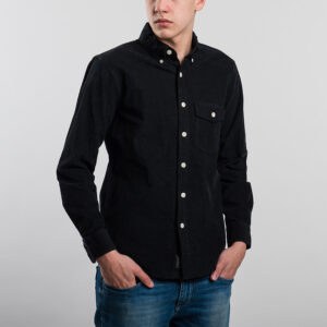 Abercrombie & Fitch férfi hosszú ujjú ing, fekete, pamut,regular fit