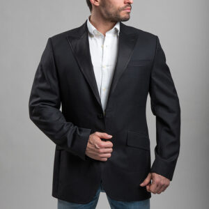 Gant férfi zakó, fekete, 100% gyapjú