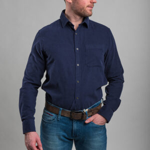 Gant férfi hosszú ujjú ing, sötétkék, 100% pamut, regular fit