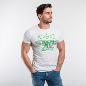 Polo Ralph Lauren férfi póló, fehér, feliratos, 100% pamut