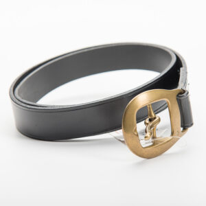 Polo Ralph Lauren öv, fekete, bőr