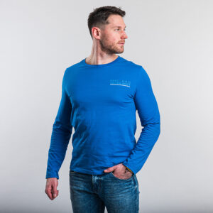 Gant férfi póló, kék, 100% pamut