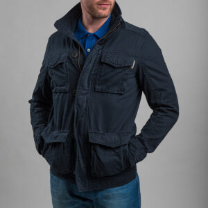 Hollister férfi dzseki, sötétkék, 100% pamut