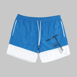 Karl Lagerfeld férfi fürdőnadrág, világoskék