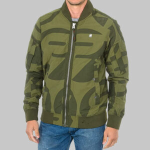G-Star Raw férfi dzseki, kekizöld, mintás