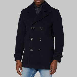 Tommy Hilfiger férfi bélelt télikabát, sötétkék