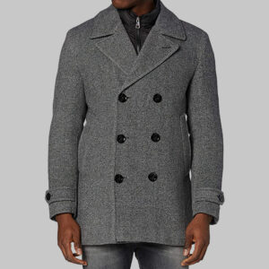 Tommy Hilfiger férfi bélelt télikabát, szürke