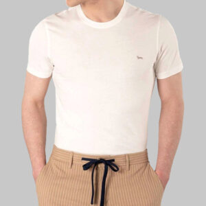 Harmont & Blaine férfi póló, törtfehér, 100% pamut, narrow fit