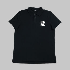 Karl Lagerfeld férfi galléros póló, pamut