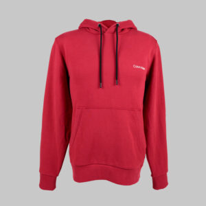 Calvin Klein férfi kapucnis pulóver, piros, pamut