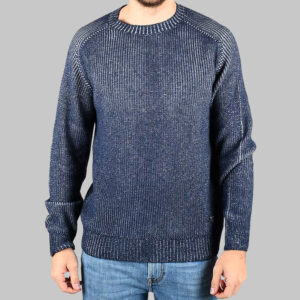 Guess férfi kötött pulóver, kék