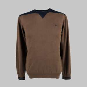 Harmont & Blaine férfi kötött pulóver, barna