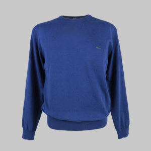 Harmont & Blaine férfi kötött pulóver, kék