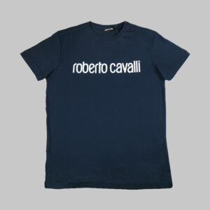 Roberto Cavalli férfi póló, feliratos, 100% pamut