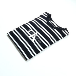 Calvin Klein férfi póló, fekete-fehér csíkos, 100% organikus pamut