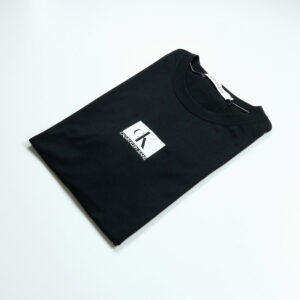 Calvin Klein férfi póló, fekete, 100% organikus pamut