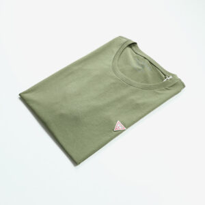 Guess férfi póló, keki, pamut, super slim fit