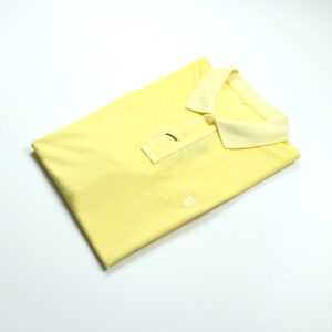 Gant férfi galléros póló, sárga, 100% pamut