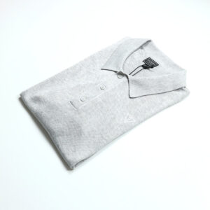 Guess férfi galléros póló, világosszürke