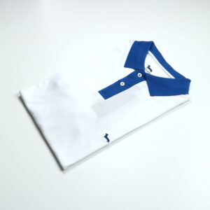 Harmont & Blaine férfi galléros póló, fehér, 100% pamut, narrow fit