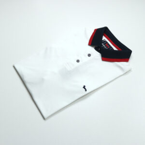 Harmont & Blaine férfi galléros póló, fehér, 100% pamut, regular fit