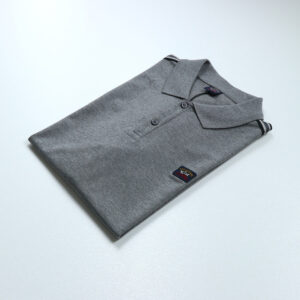 Paul & Shark férfi galléros póló, szürke, 100% pamut