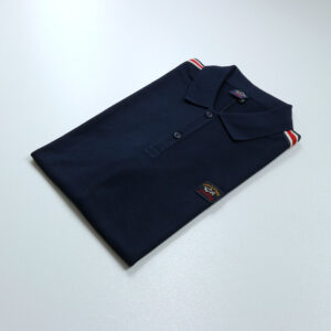 Paul & Shark férfi galléros póló, sötétkék, 100% pamut