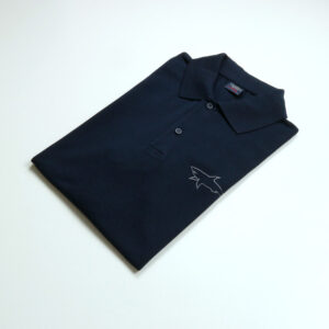 Paul & Shark férfi galléros póló, sötétkék, 100% pamut