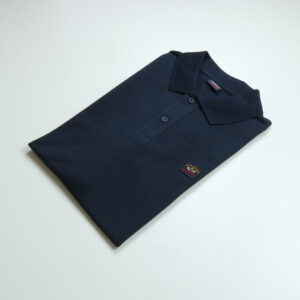 Paul & Shark férfi galléros póló, sötétkék, 100% pamut