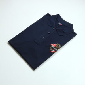 Paul & Shark férfi galléros póló, sötétkék, 100% pamut