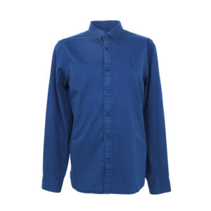 Calvin Klein férfi hosszú ujjú ing, kék, 100% pamut, slim fit