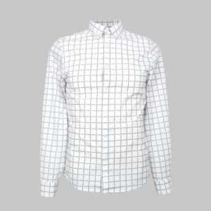 Calvin Klein férfi hosszú ujjú ing, kockás-feliratos, pamut, slim fit