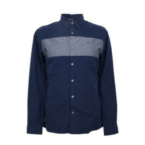 Calvin Klein férfi hosszú ujjú ing, sötétkék, 100% pamut, slim fit