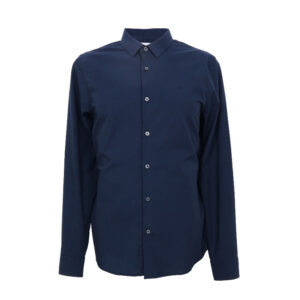 Calvin Klein férfi hosszú ujjú ing, sötétkék, pamut, slim fit