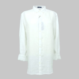 Gant férfi hosszú ujjú ing, fehér, 100% len, slim fit