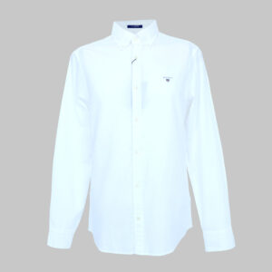 Gant férfi hosszú ujjú ing, fehér, 100% pamut, slim fit