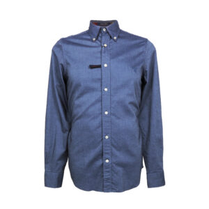 Gant férfi hosszú ujjú ing, sötétkék, 100% pamut, fitted