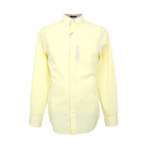 Gant férfi hosszú ujjú ing, sárga csíkos, 100% pamut, regular fit