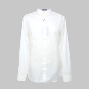 Gant férfi hosszú ujjú ing, fehér, 100% pamut, slim fit