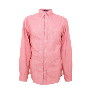 Gant férfi hosszú ujjú ing, lazacszín, 100% pamut, regular fit