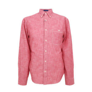 Gant férfi hosszú ujjú ing, lazacszín, 100% pamut, regular fit