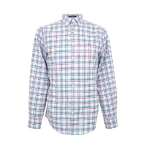 Gant férfi hosszú ujjú ing, színes kockás, regular fit, tech prep