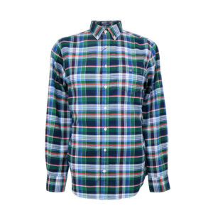 Gant férfi hosszú ujjú ing, színes kockás, pamut, regular fit