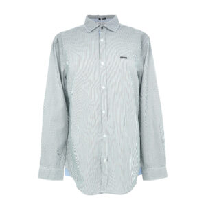 Guess férfi hosszú ujjú ing, szürke csíkos, 100% pamut, slim fit