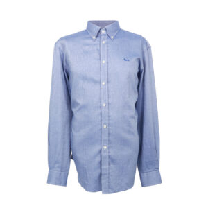 Harmont & Blaine férfi hosszú ujjú ing, világoskék, 100% pamut, regular fit