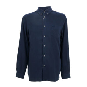 Lacoste férfi hosszú ujjú ing, sötétkék, regular fit