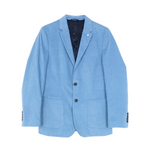 Gant férfi zakó, világoskék, pamut, slim